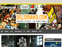 Tablet Screenshot of deloriand.com